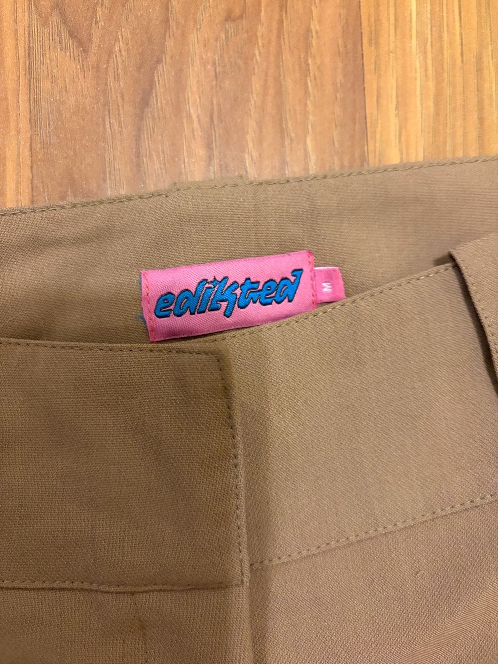 Edikted Slacks in Camel - Picture 6 of 6